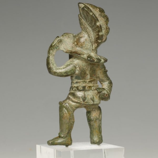 Roman Bronze Gladiator Statuette