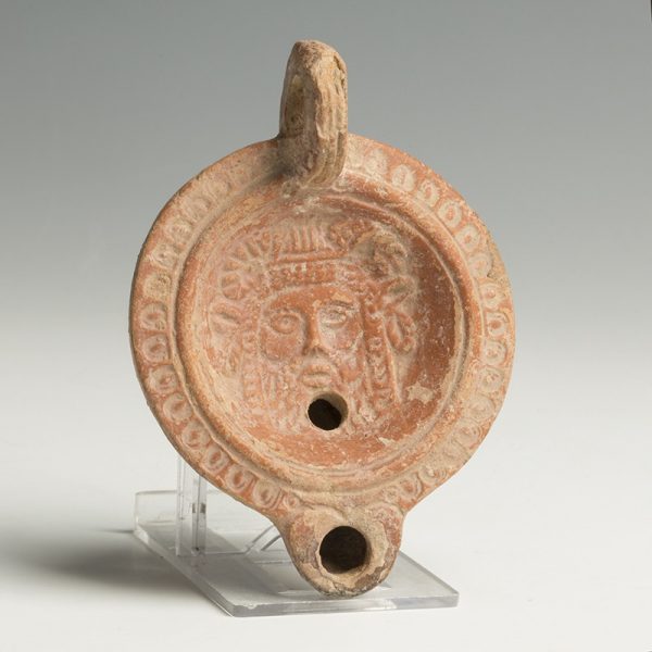 Roman Lamp with Silenus