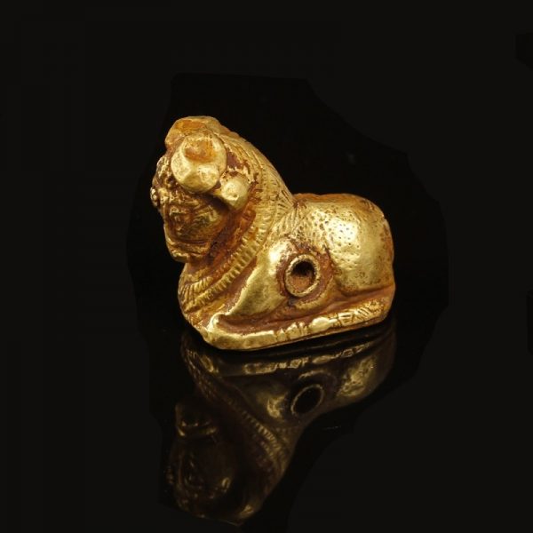 South Arabian Gold Bull Pendant
