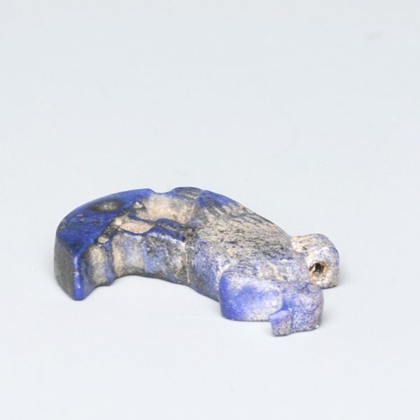 Rare Egyptian Amarna Vulture Amulet in Lapis