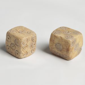 pair of roman bone dice