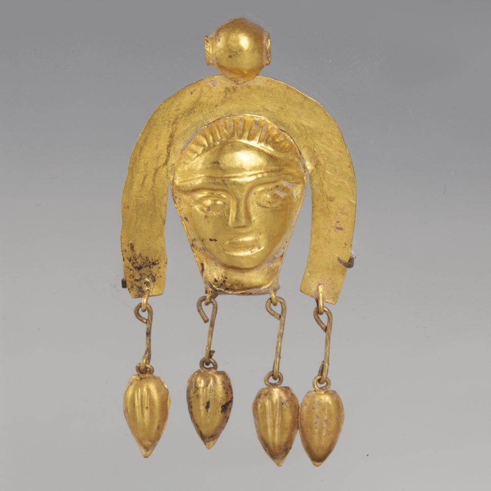 Scythian Gold Bust Pendant