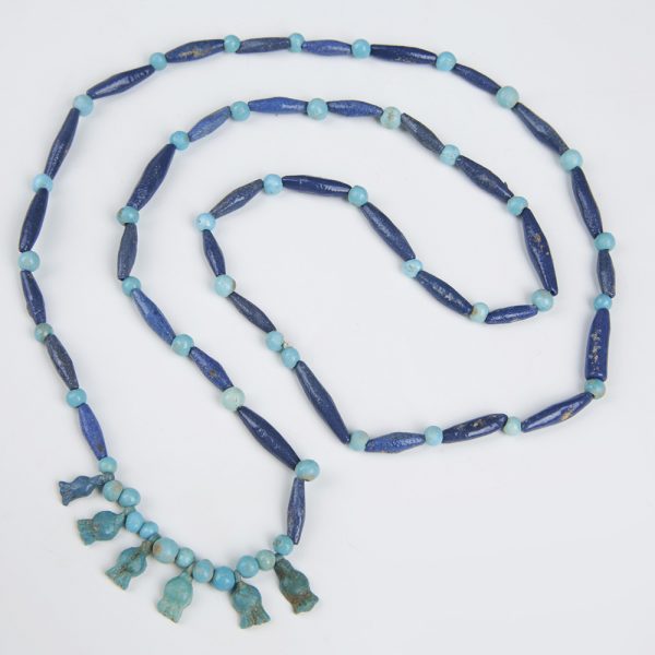 Egyptian Amarna Necklace with Flower Beads