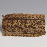 Coptic Textile Fragment with Zoomorphic Decoration