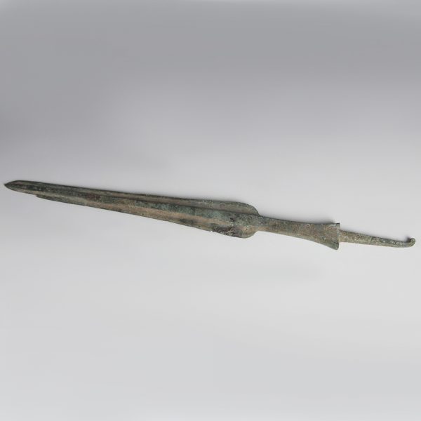 Luristan Bronze Spearhead with Elongated Shaft