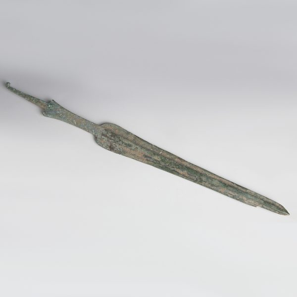 Luristan Bronze Spearhead with Elongated Shaft