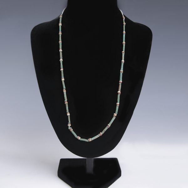 Egyptian Necklace with Faience Beads