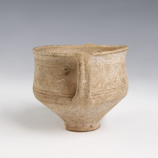 Ancient Roman Two Handled Terracotta Bowl