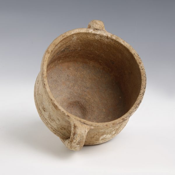Ancient Roman Two Handled Terracotta Bowl