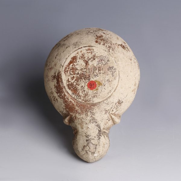 Roman Terracotta Oil Lamp with Victory