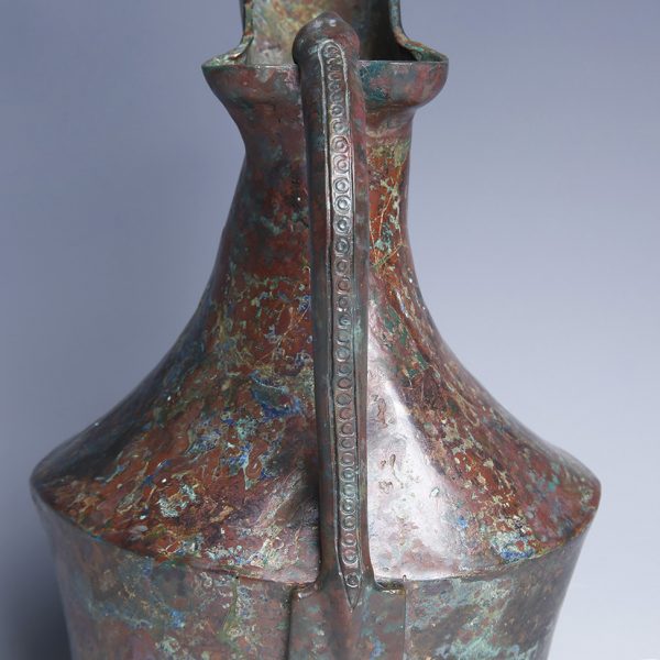 Etruscan Bronze Oinochoe with Snake Handle
