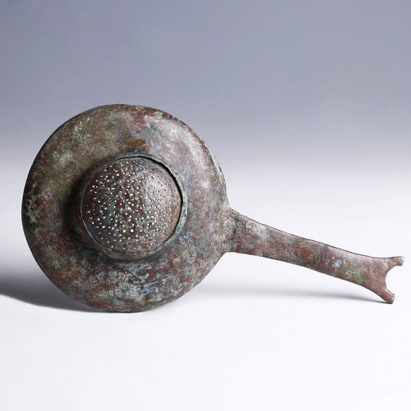 Etruscan Bronze Wine Strainer