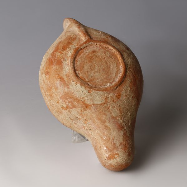 Roman Oil Lamp with Nebuchadnezzar and the Three Hebrews