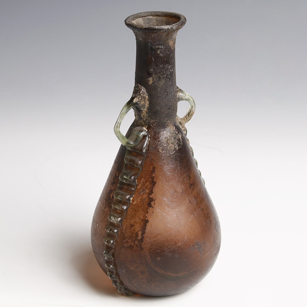Roman Aubergine Glass Amphora Roman Aubergine Glass Amphora