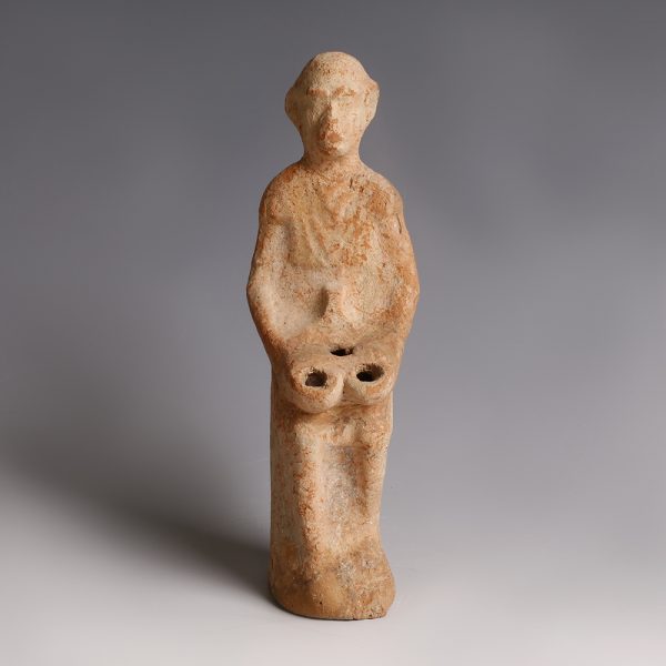 Roman Terracotta ‘Plastic’ Lamp of a Monkey