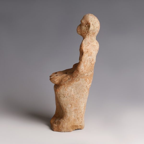 Roman Terracotta ‘Plastic’ Lamp of a Monkey