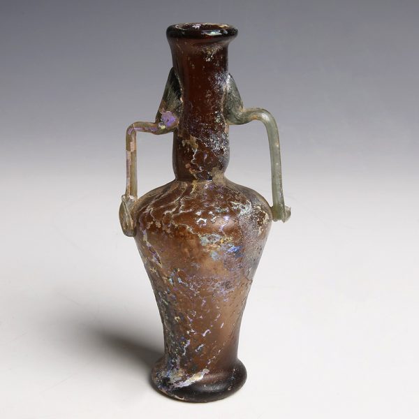 Roman Two-Handled Glass Amphoriskos