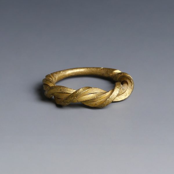 Viking Twisted Gold Ring