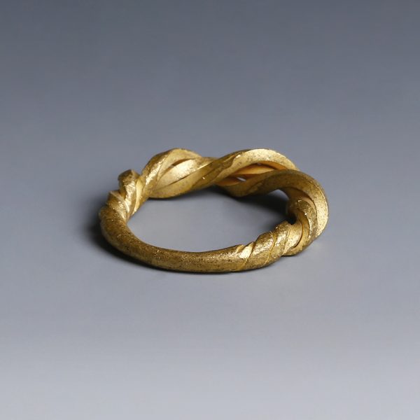 Viking Twisted Gold Ring