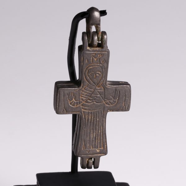 Byzantine Reliquary Cross with Mary