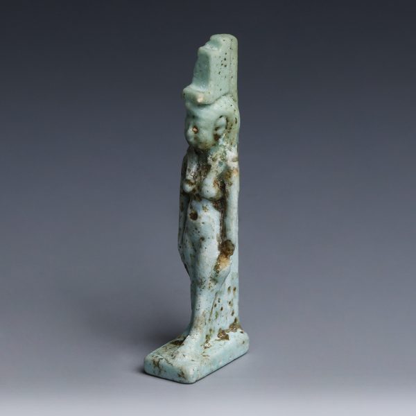 Egyptian Faience Amulet of Isis