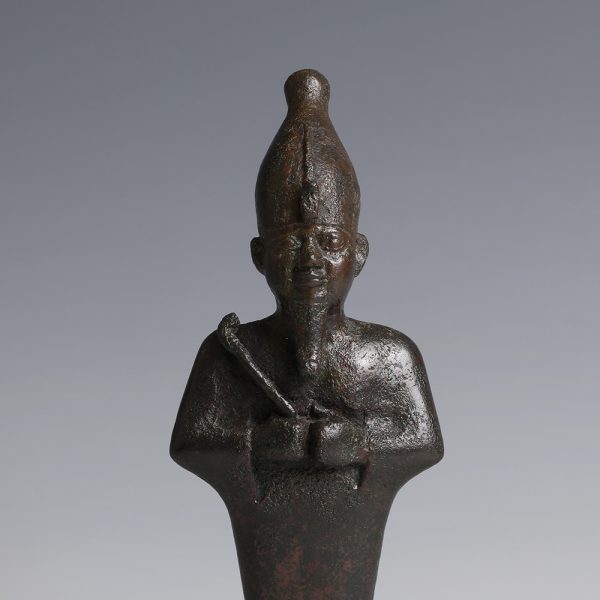 Egyptian Bronze Statue of Osiris