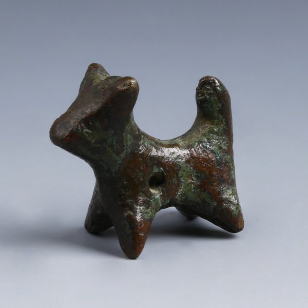 Luristan Bronze Dog Figurine