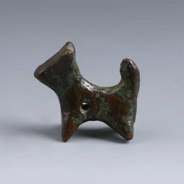 Luristan Bronze Dog Figurine