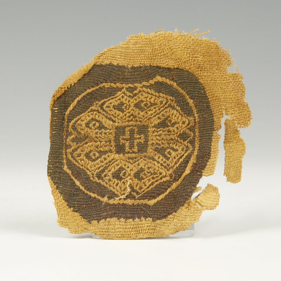 Coptic Textile Fragment with Cross