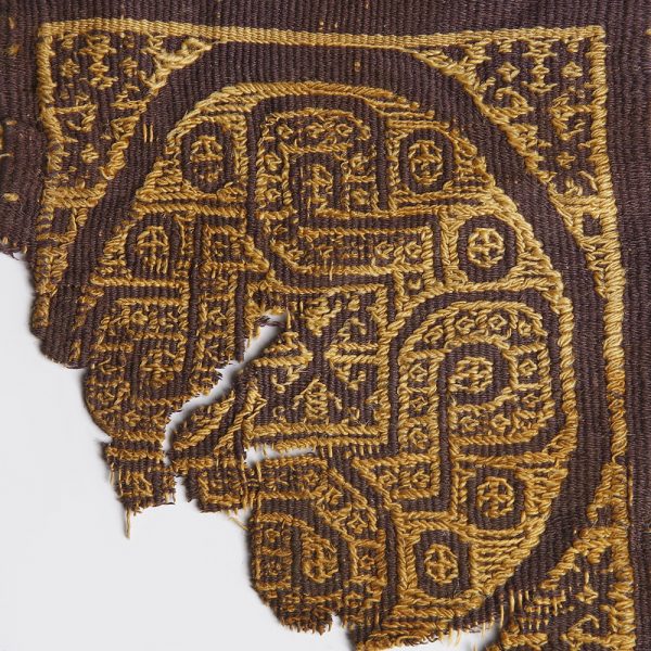 Coptic Fragment with Embroidered Cross