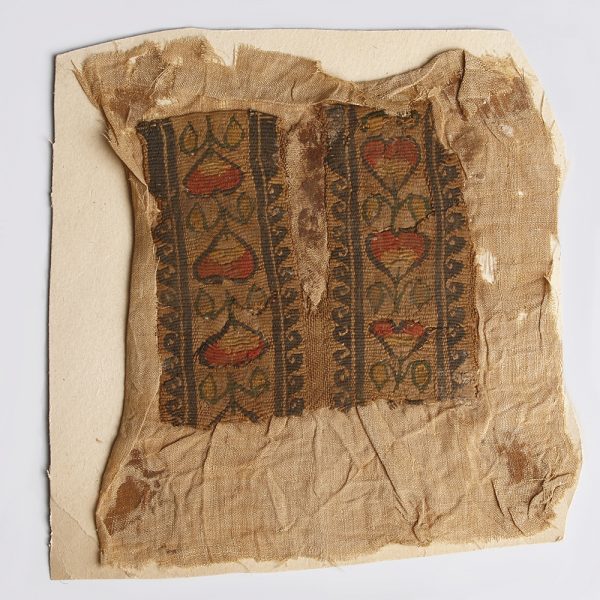 Coptic Textile Fragment with Floral Motif