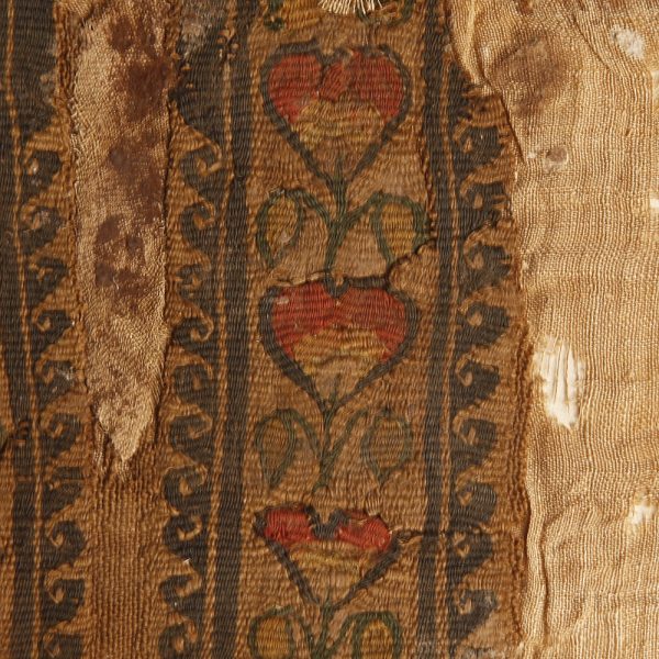 Coptic Textile Fragment with Floral Motif