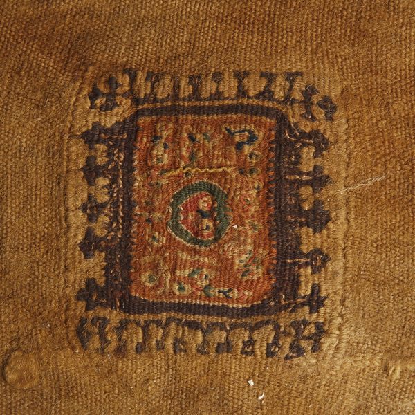 Coptic Wool Fragment with Colourful Decoration