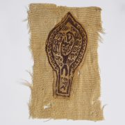 Leaf Shaped Coptic Panel with Dancer