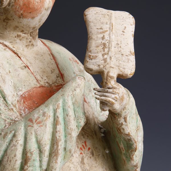 Tang Dynasty 'Fat Lady' Terracotta Figurine