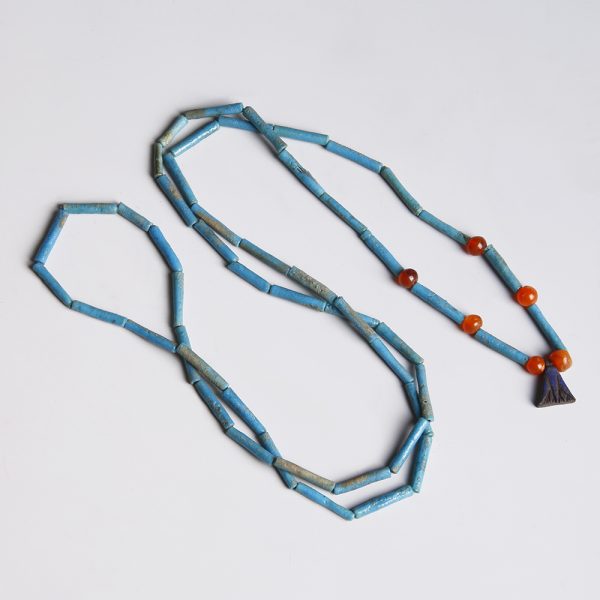 Egyptian Amarna Period Necklace with Lotus Flower