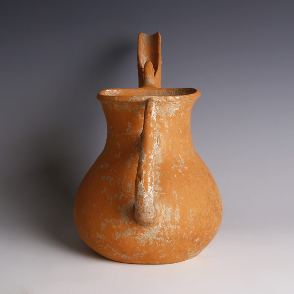 Luristan Spouted Jar with Quadruped Handle