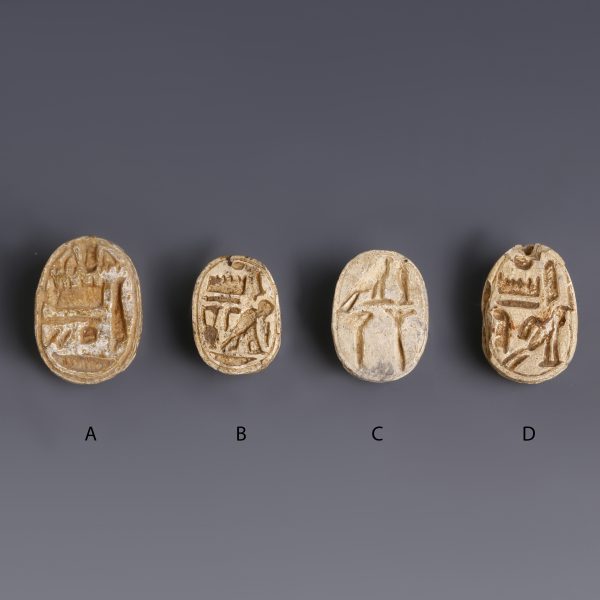 Selection of Steatite Scarabs