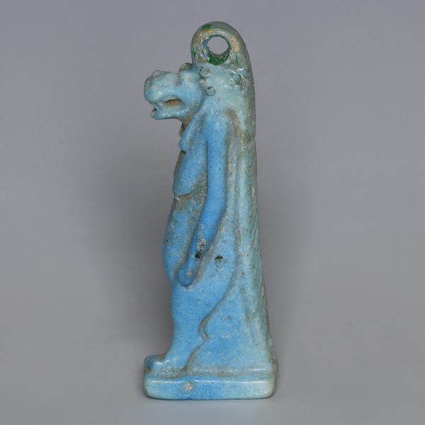 Egyptian Faience Amulet of Taweret