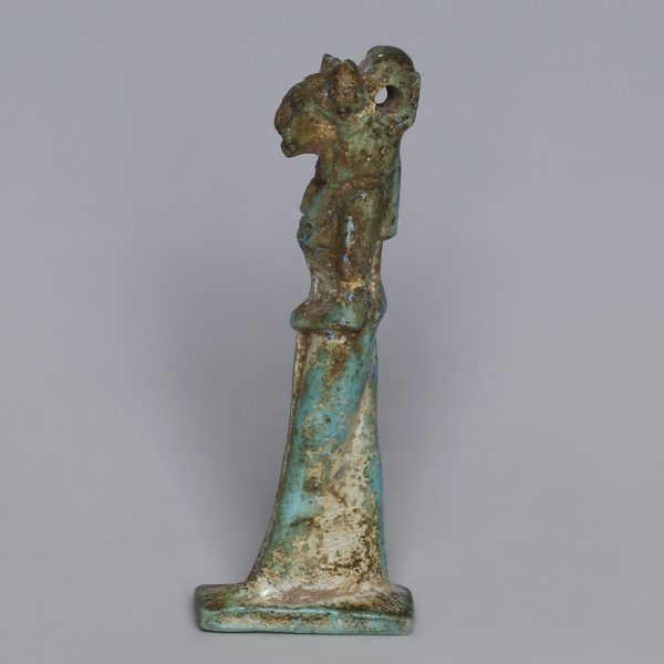 Egyptian Faience Amulet of the Goddess Sekhmet