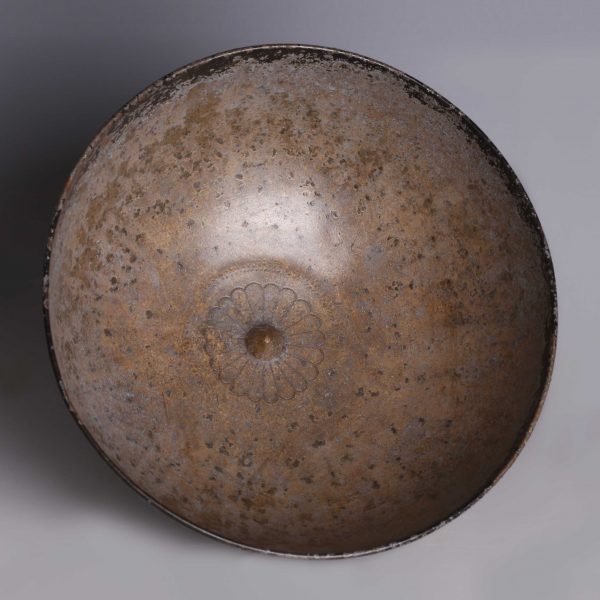 Assyrian Bronze Bowl with a Rosette