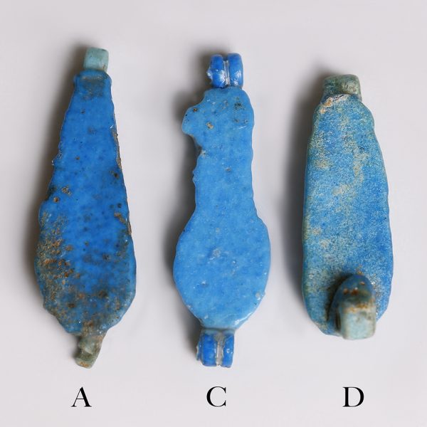Egyptian Blue Faience Amulets