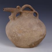 Luristan Spouted Jar with Twisted Handle