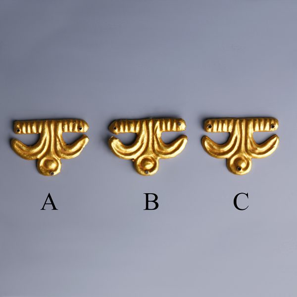 Selection of Viking Gold Appliques with Floral Design