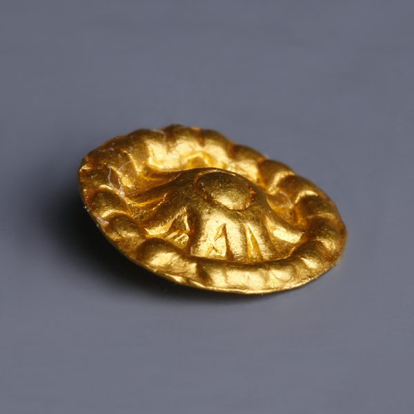 Viking Gold Sun Disc Applique