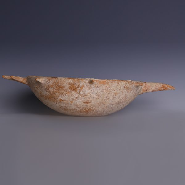 Amlash Ritual Spouted Bowl with Spiked Handle