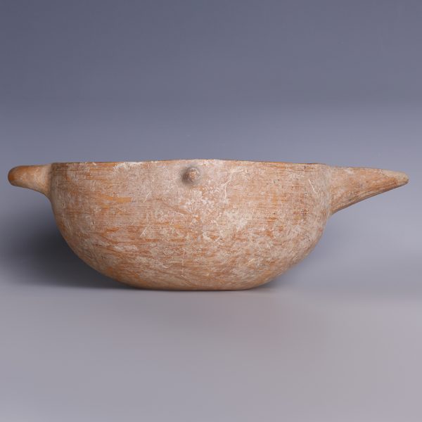 Amlash Spouted Bowl with Looped Handle