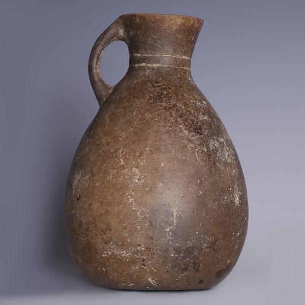 Anatolian Burnished Grey Pottery Jug
