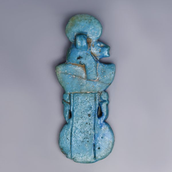 Ancient Egyptian Aegis of Sekhmet Counterpoise Amulet