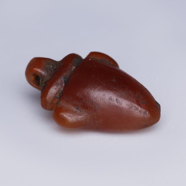 Ancient Egyptian Carnelian Heart Amulet